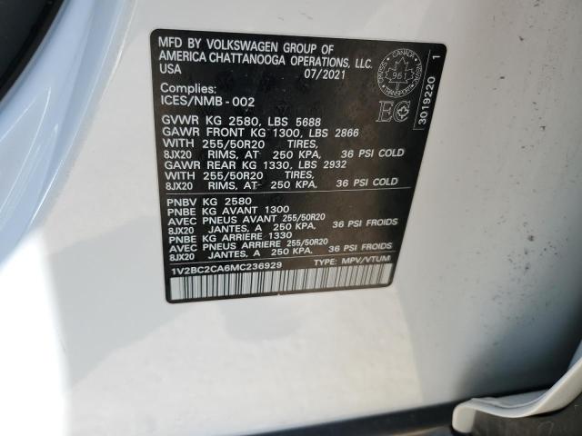 2021 VOLKSWAGEN ATLAS CROSS SPORT SEL  
