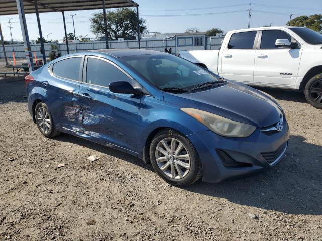  HYUNDAI ELANTRA 2015 Blue