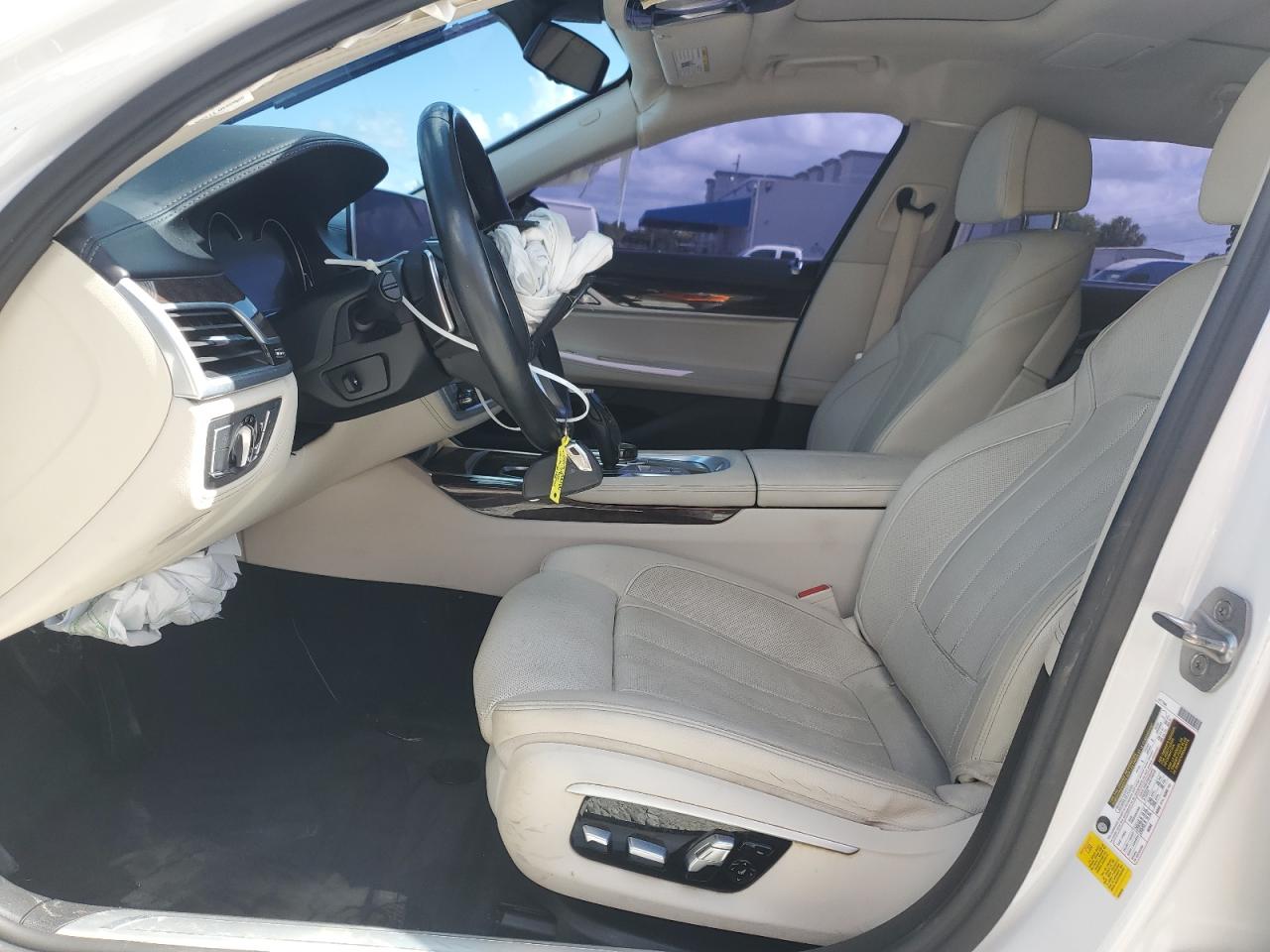 2017 BMW 740 I VIN: WBA7E2C31HG740674 Lot: 62059545