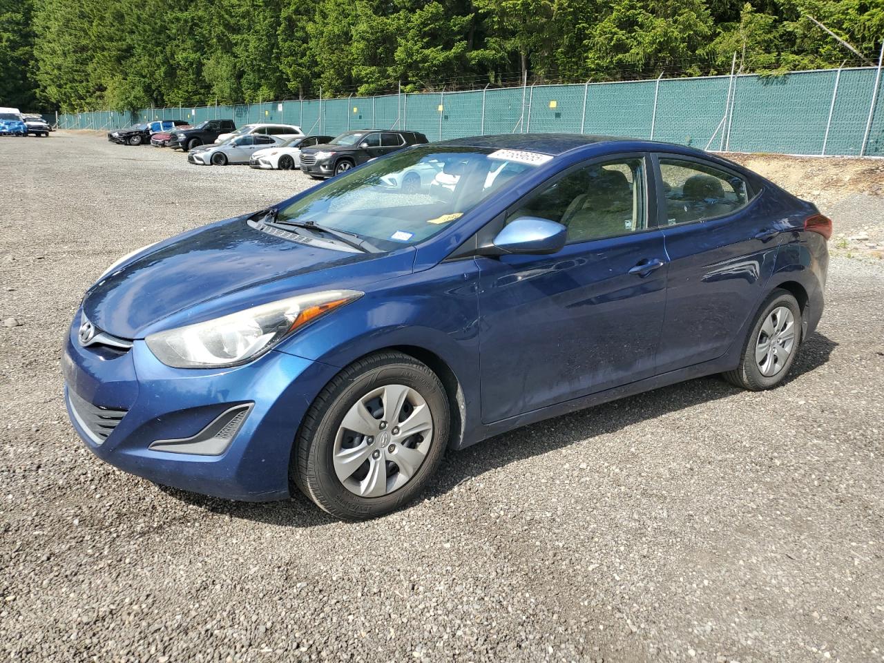 2016 Hyundai Elantra Se na sprzedaż w Graham, WA - Vandalism