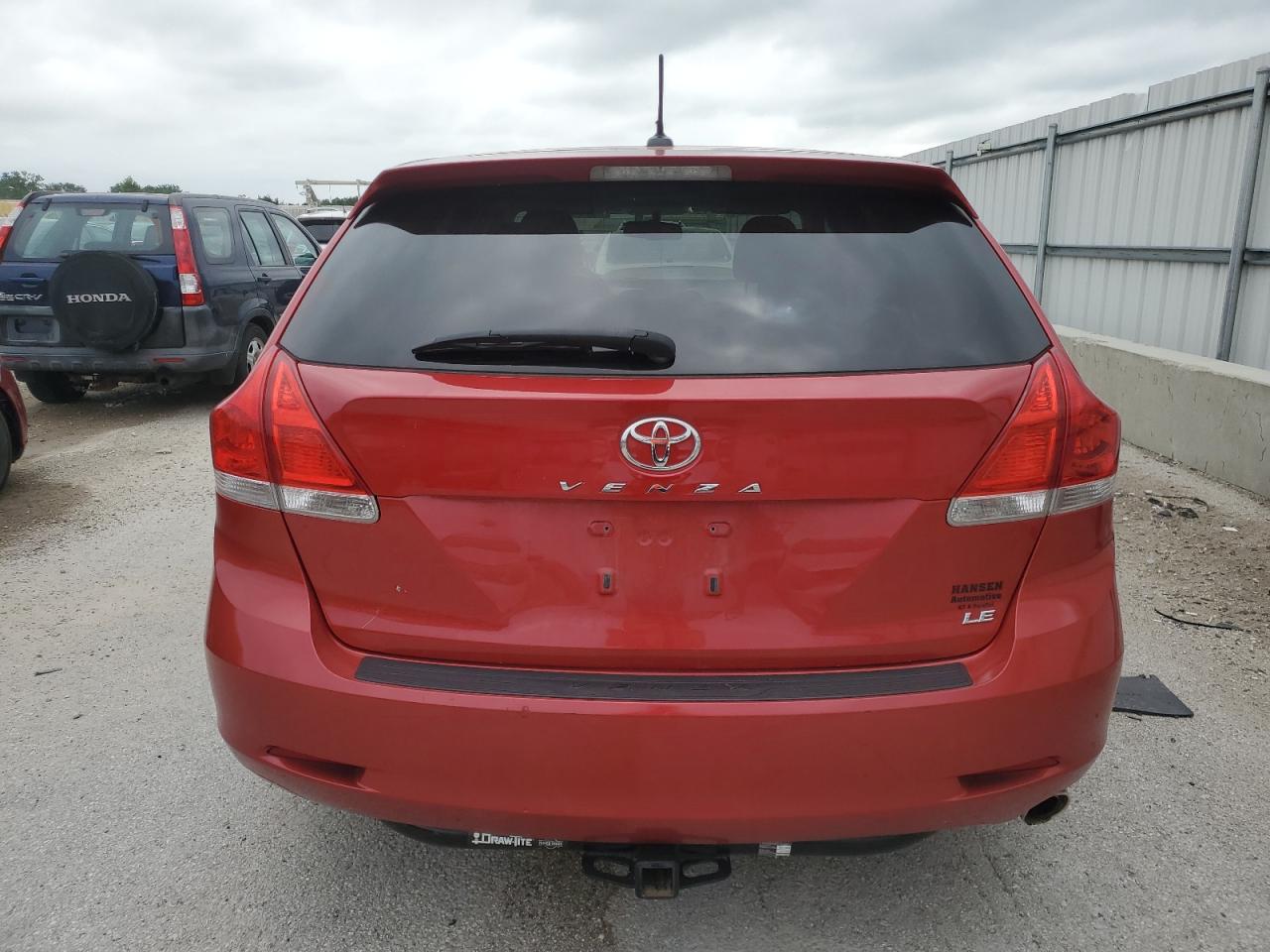 2012 Toyota Venza Le VIN: 4T3ZA3BB6CU060062 Lot: 63094295