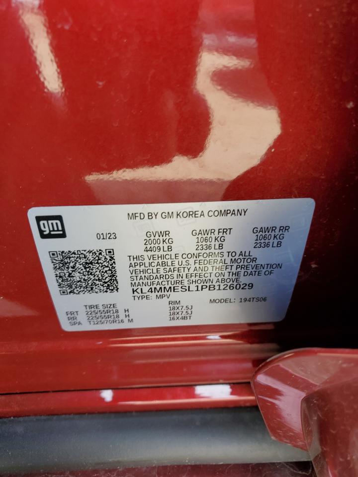 2023 Buick Encore Gx Select VIN: KL4MMESL1PB126029 Lot: 61332915