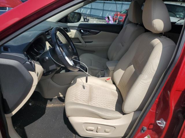  NISSAN ROGUE 2017 Czerwony