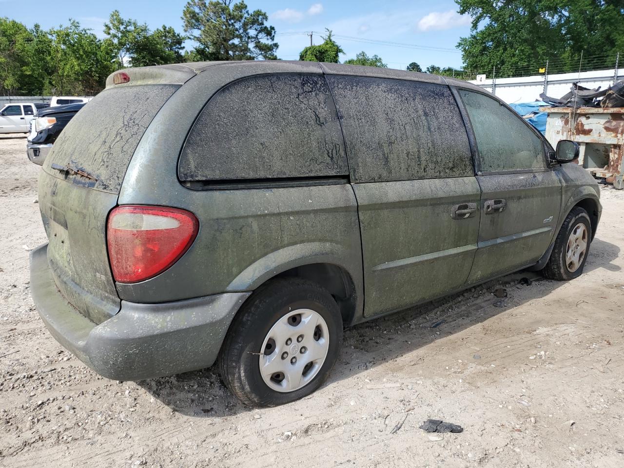 2003 Dodge Caravan Se green null flexible 1D4GP25303B240492 photo #4