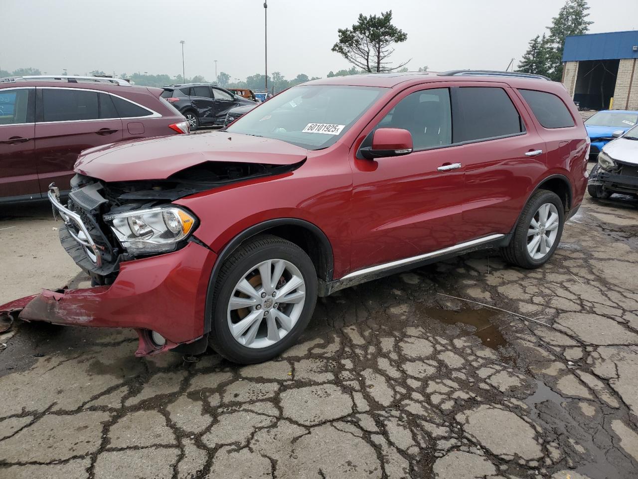 2013 Dodge Durango Crew red null flexible 1C4RDJDG1DC690239 photo #1