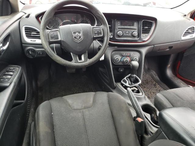 Sedans DODGE DART 2016 Czerwony