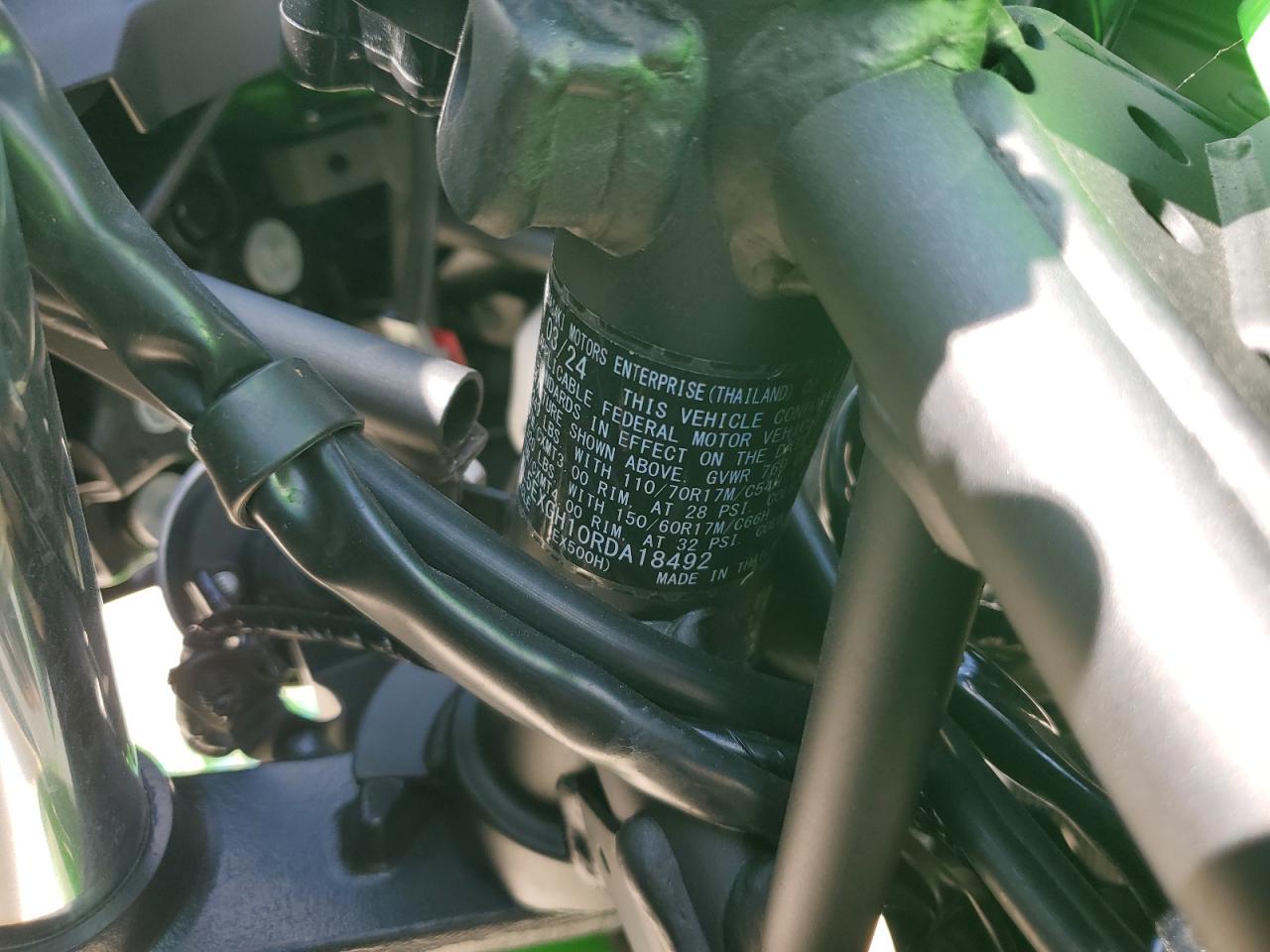 ml5exgh10rda18492 ML5EXGH10RDA18492 2024 Kawasaki Ex500 H