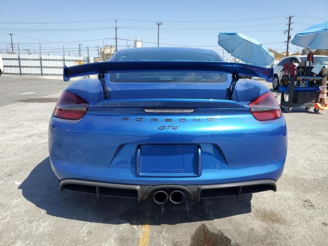  PORSCHE CAYMAN 2016 Синий