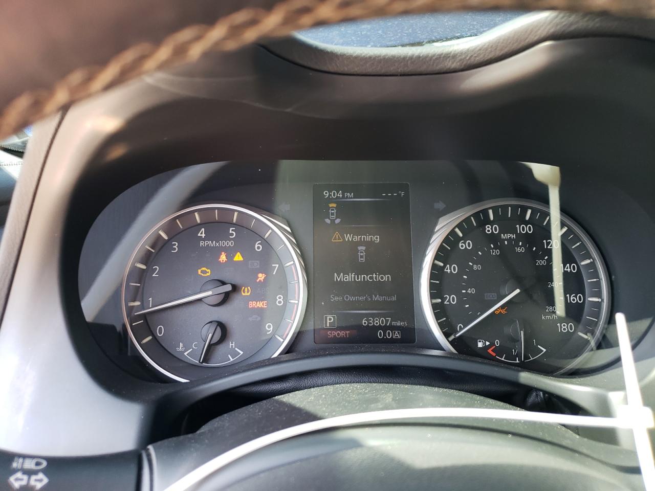 2021 Infiniti Q50 Luxe VIN: JN1EV7BR6MM753691 Lot: 62216915