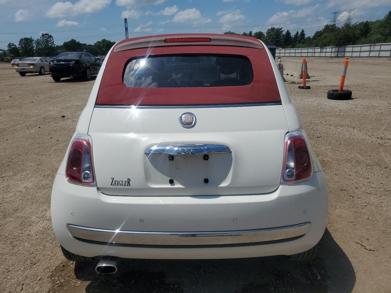 2012 Fiat 500 Lounge VIN: 3C3CFFER7CT109539 Lot: 61502415