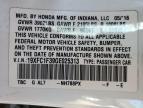 2016 Honda Civic Ex en Venta en East Granby, CT - Water/Flood