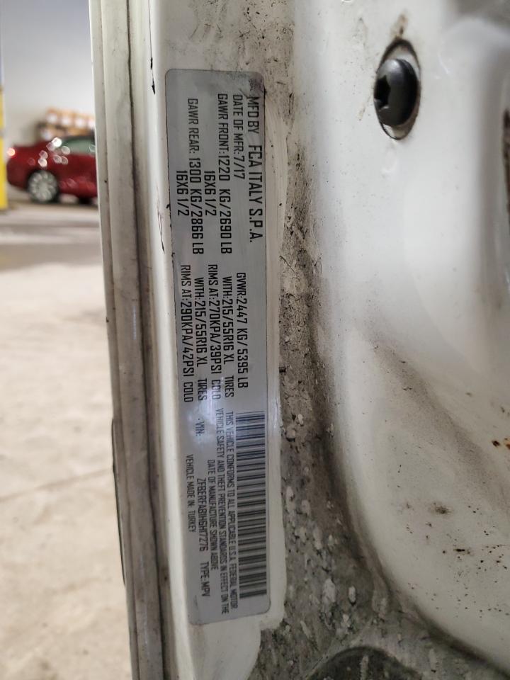 2017 Ram Promaster City VIN: ZFBERFAB1H6H17276 Lot: 59158445