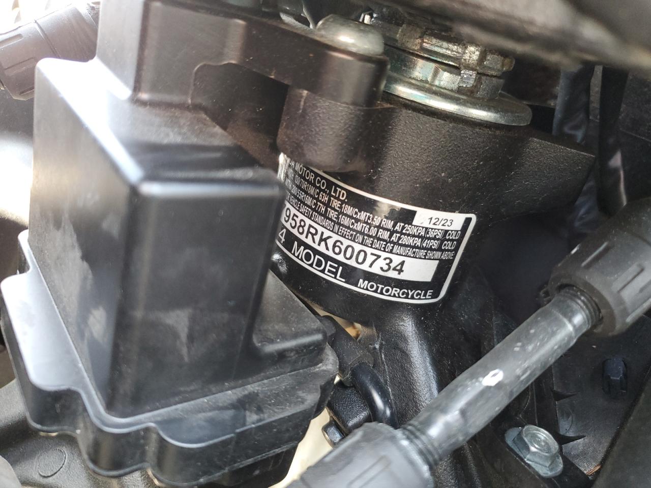 2024 Honda Gl1800 D VIN: JH2SC7958RK600734 Lot: 61757605