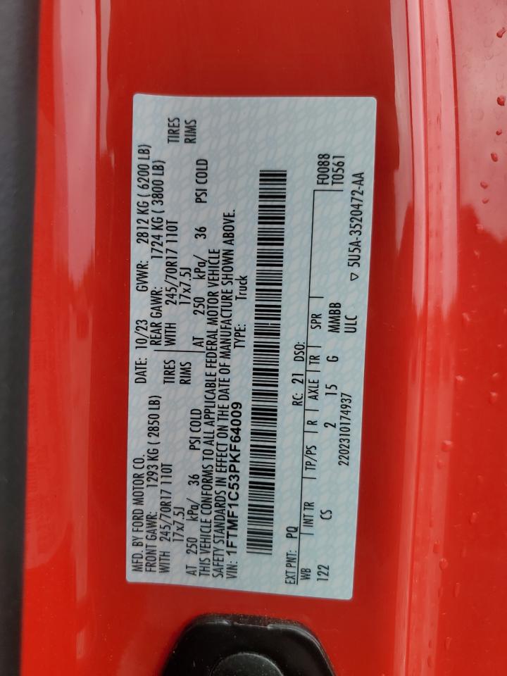 1FTMF1C53PKF64009 FORD All Models 2023