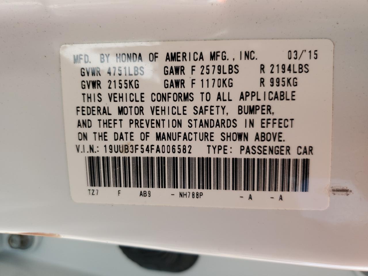 19uub3f54fa006582 19UUB3F54FA006582 2015 Acura Tlx Tech