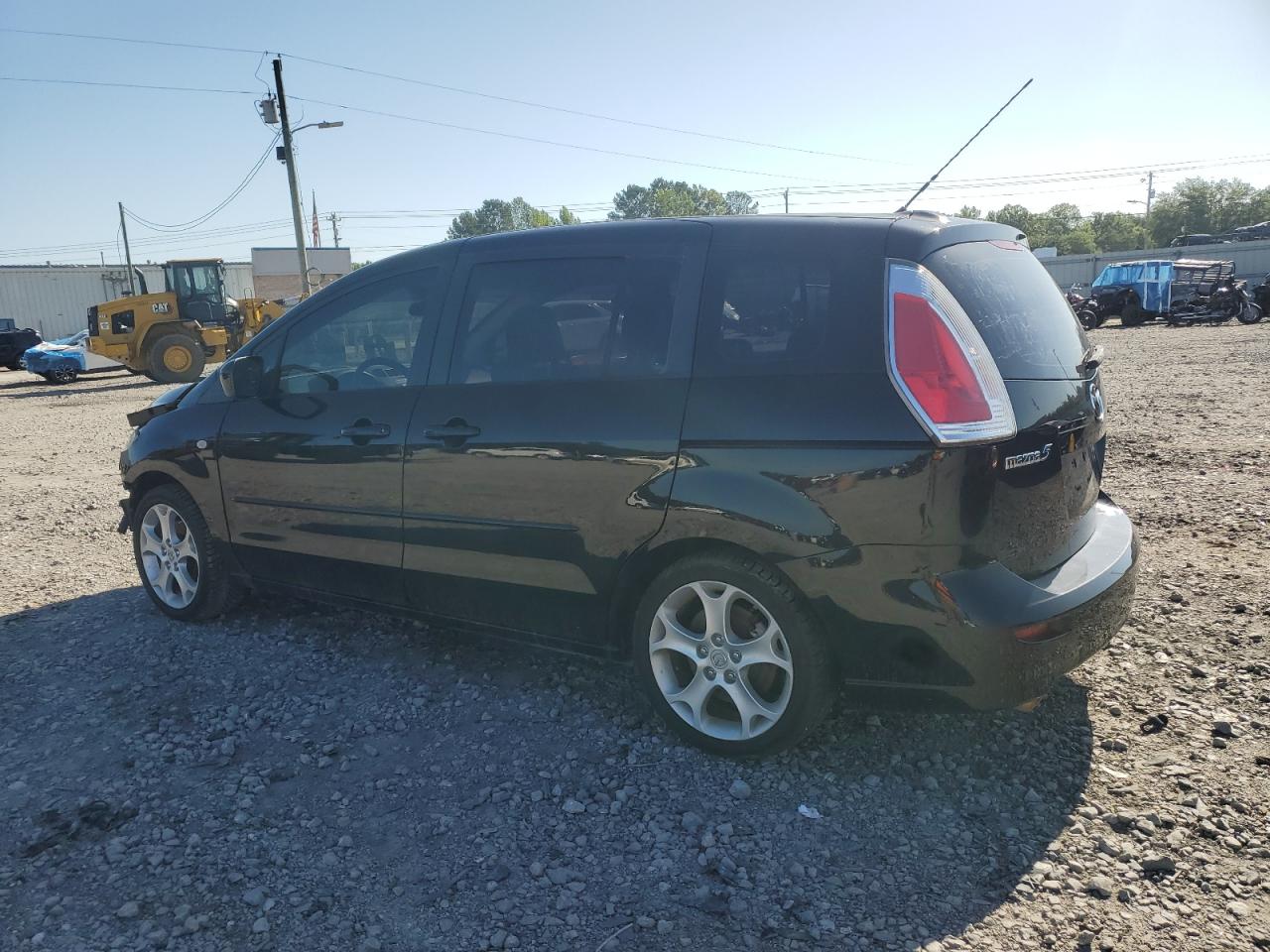 2009 Mazda 5 black hatchback gas JM1CR293590356078 photo #3