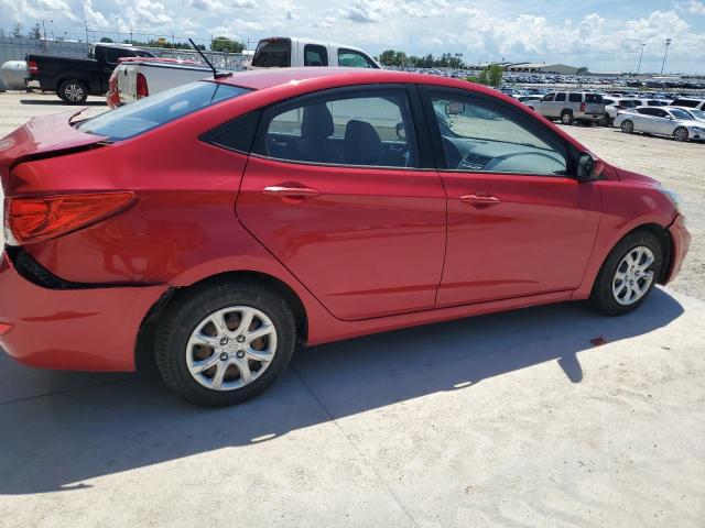  HYUNDAI ACCENT 2014 Czerwony