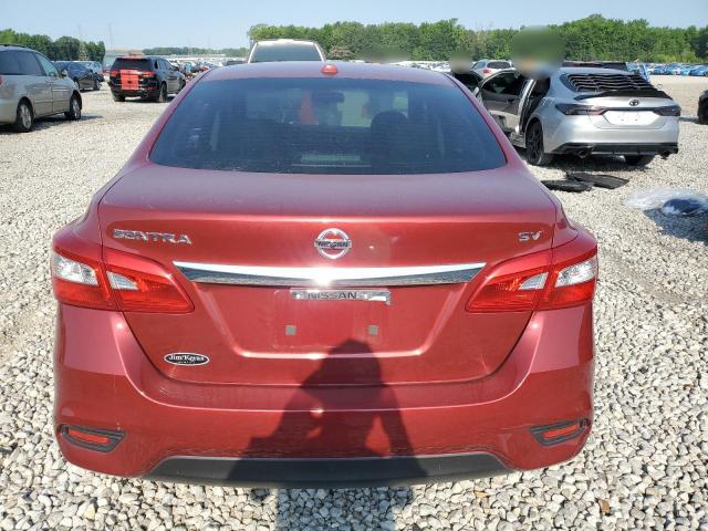  NISSAN SENTRA 2017 Червоний