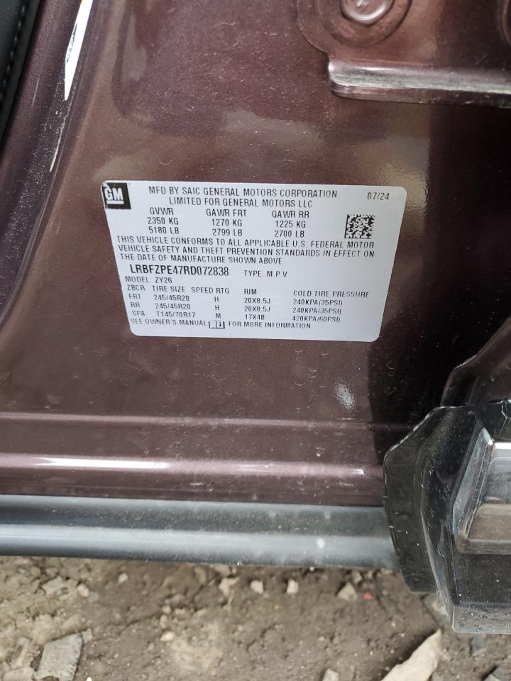 2024 Buick Envision Essence VIN: LRBFZPE47RD072838 Lot: 61569925