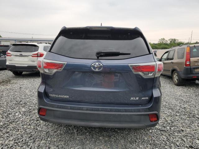  TOYOTA HIGHLANDER 2016 Синий