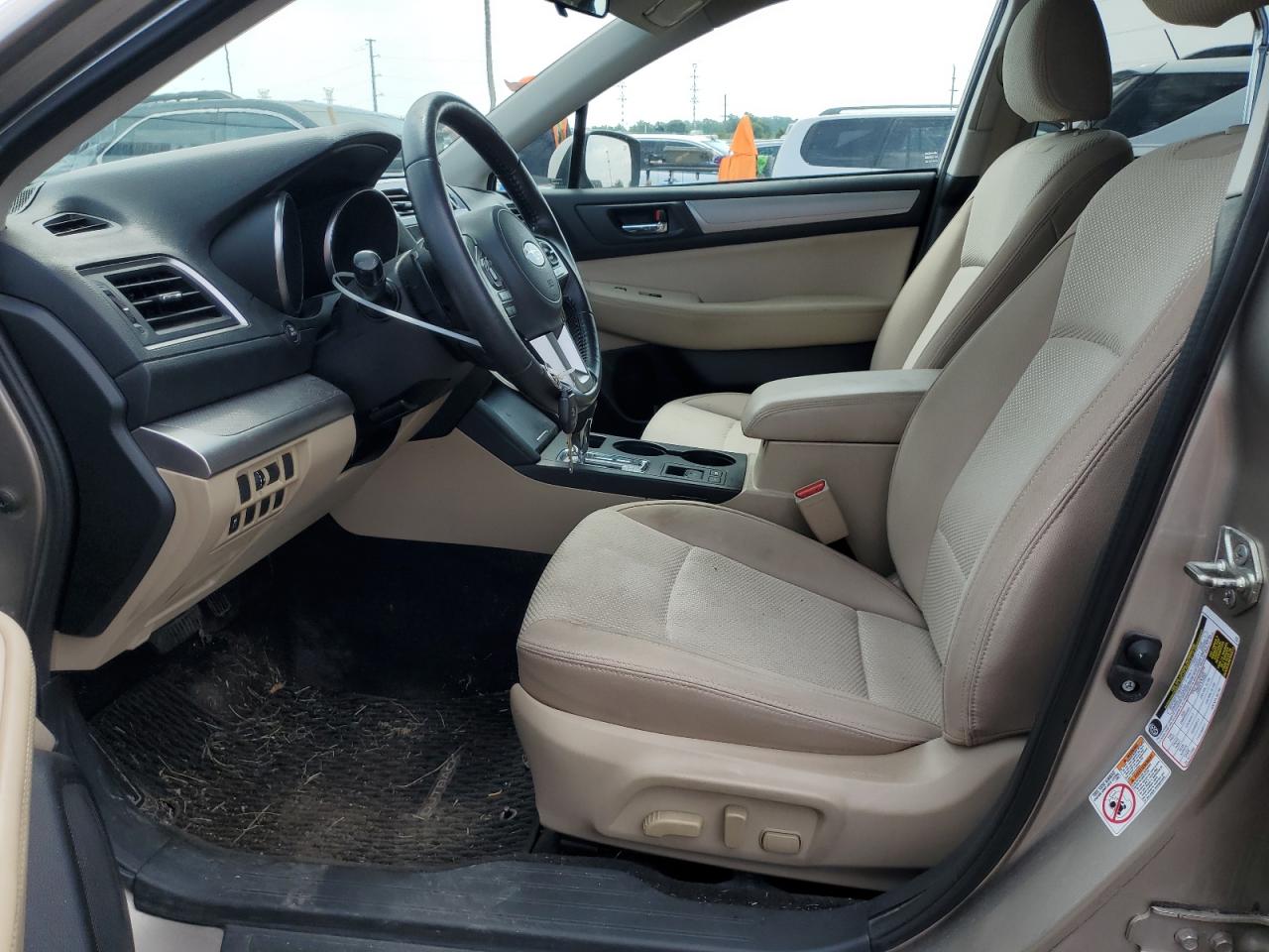 2015 Subaru Outback 2.5I Premium VIN: 4S4BSACC3F3265545 Lot: 62814135