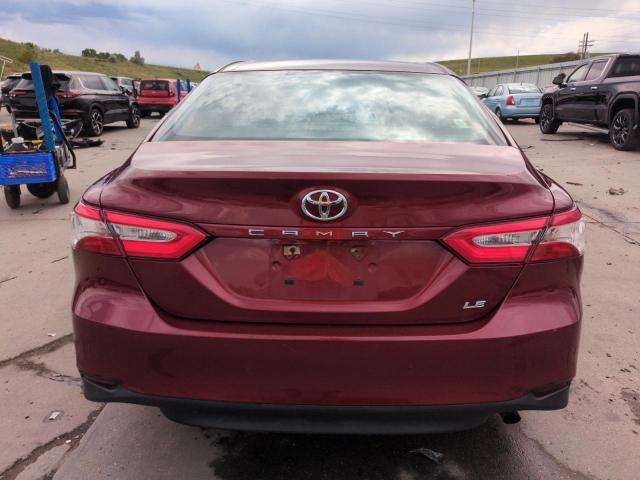  TOYOTA CAMRY 2018 Burgundy