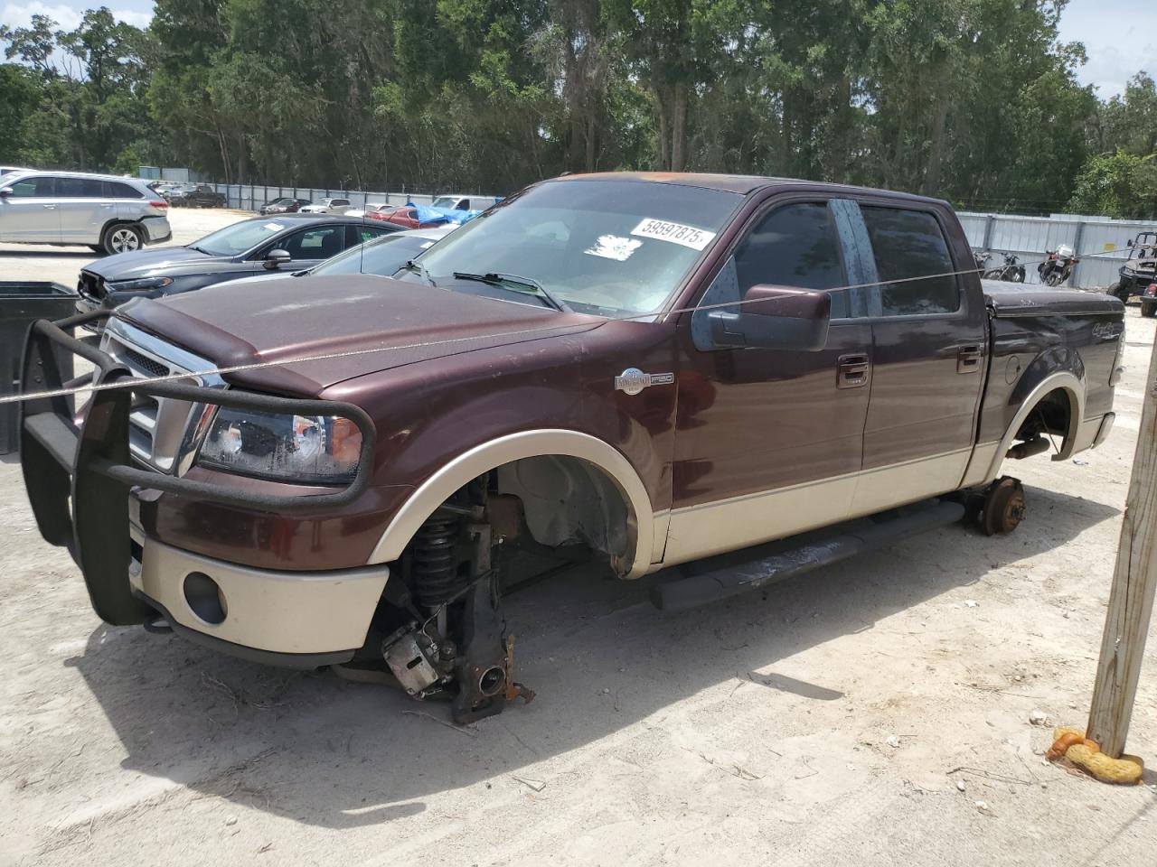 2008 Ford F150 Supercrew na sprzedaż w Ocala, FL - Stripped