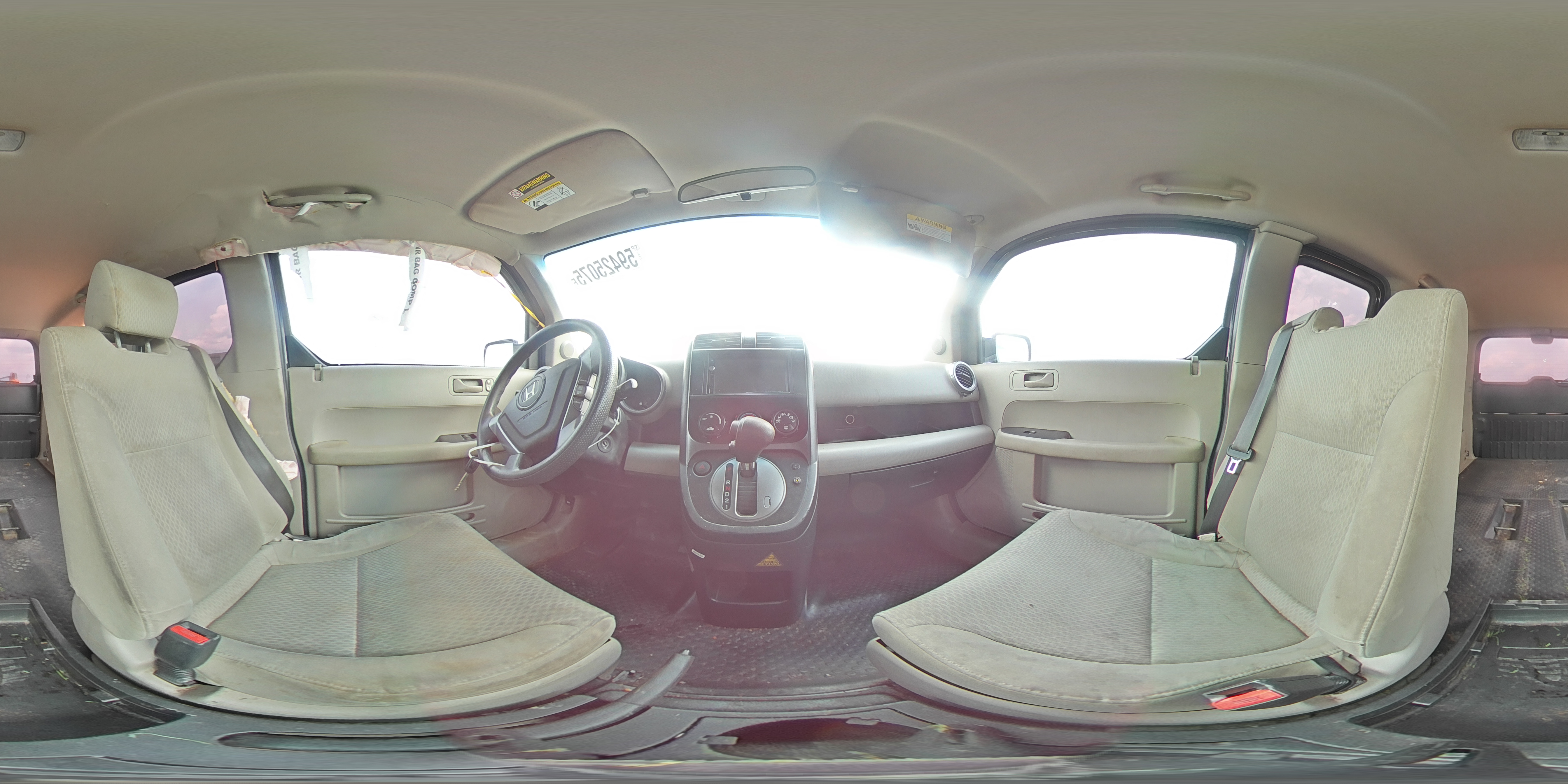 2010 Honda Element Lx VIN: 5J6YH1H38AL001309 Lot: 59425075