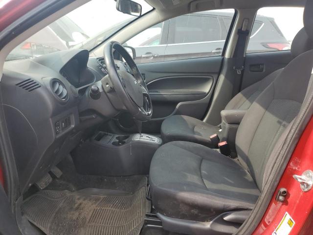  MITSUBISHI MIRAGE 2018 Czerwony