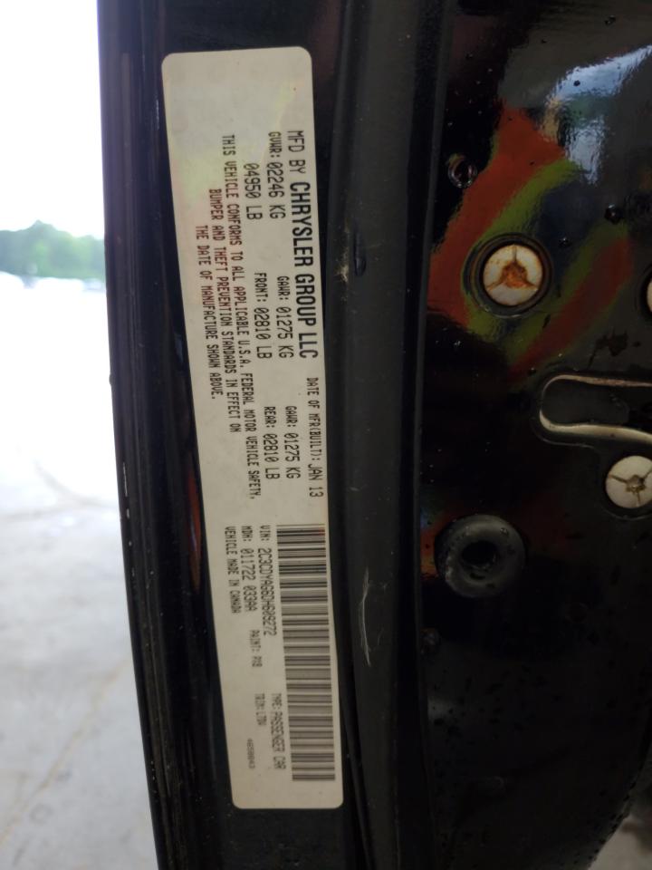 2013 Dodge Challenger Sxt VIN: 2C3CDYAG6DH609272 Lot: 60809295