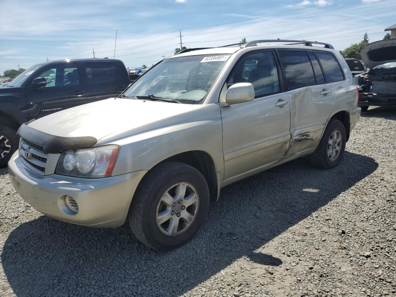 TOYOTA HIGHLANDER 2002 VIN JTEHF21A520095111