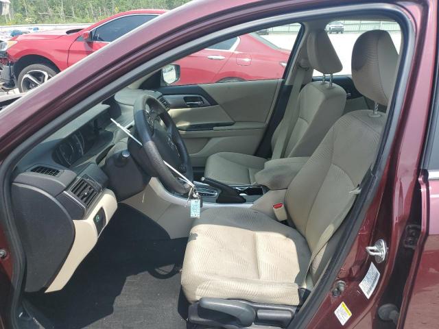  HONDA ACCORD 2014 Czerwony