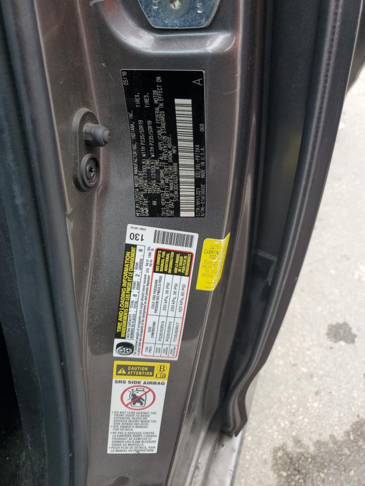 TOYOTA SIENNA 2016 VIN 5TDXK3DC4GS749888 фото 13