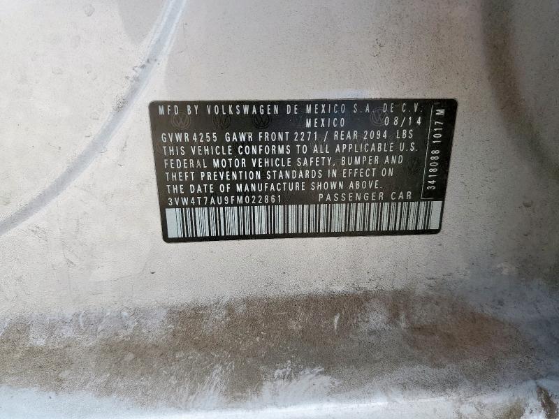 Фото: 3VW4T7AU9FM022861