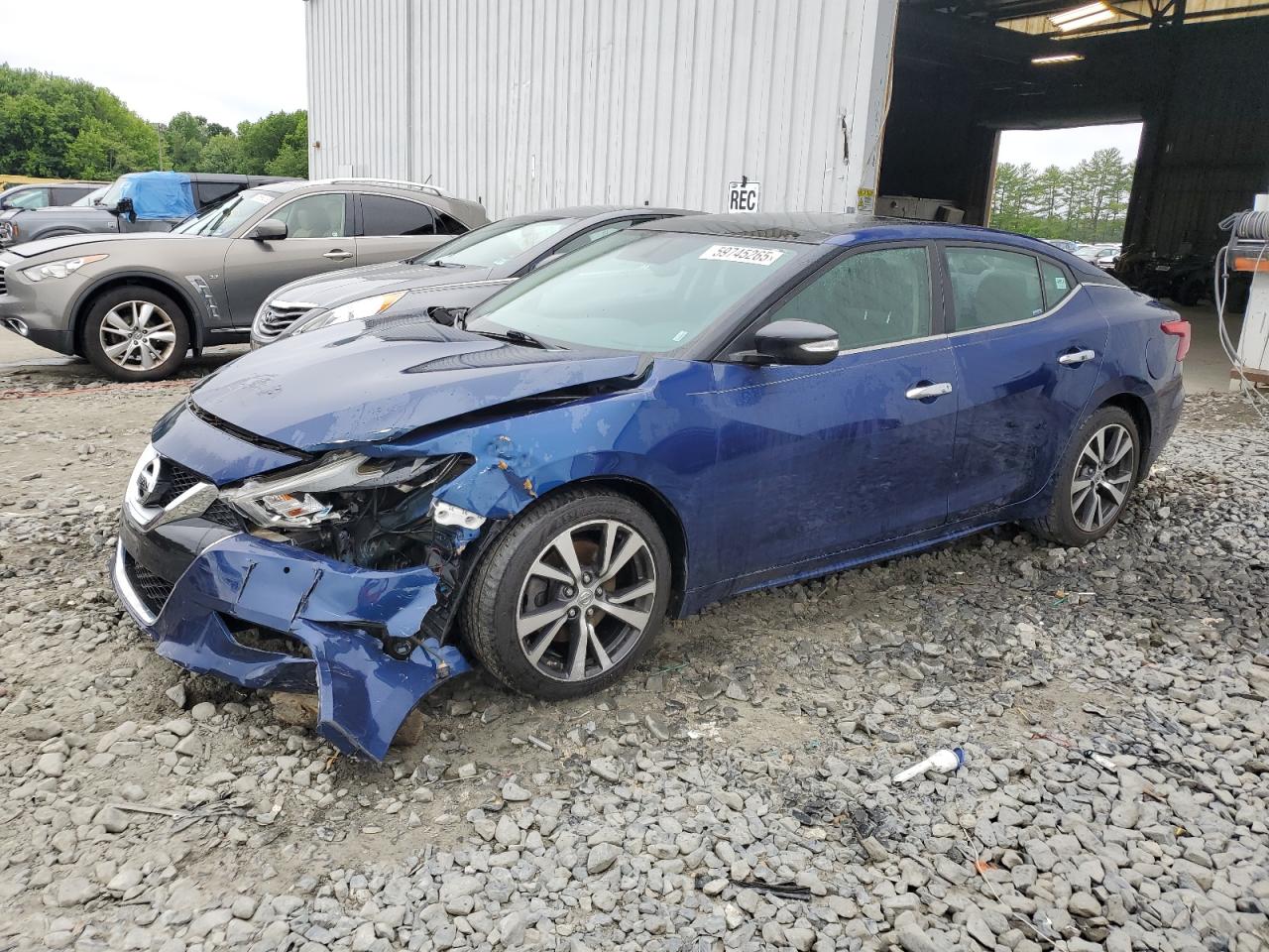 2017 Nissan Maxima 3.5S იყიდება Windsor-ში, NJ - Front End