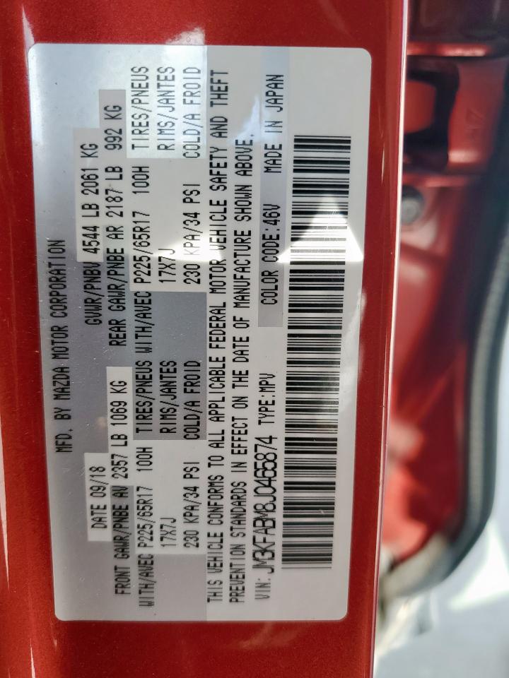 2018 Mazda Cx-5 Sport VIN: JM3KFABM8J0465874 Lot: 60333185
