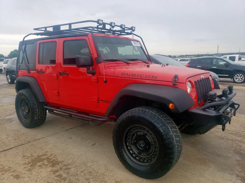 Parquets JEEP WRANGLER 2016 Czerwony