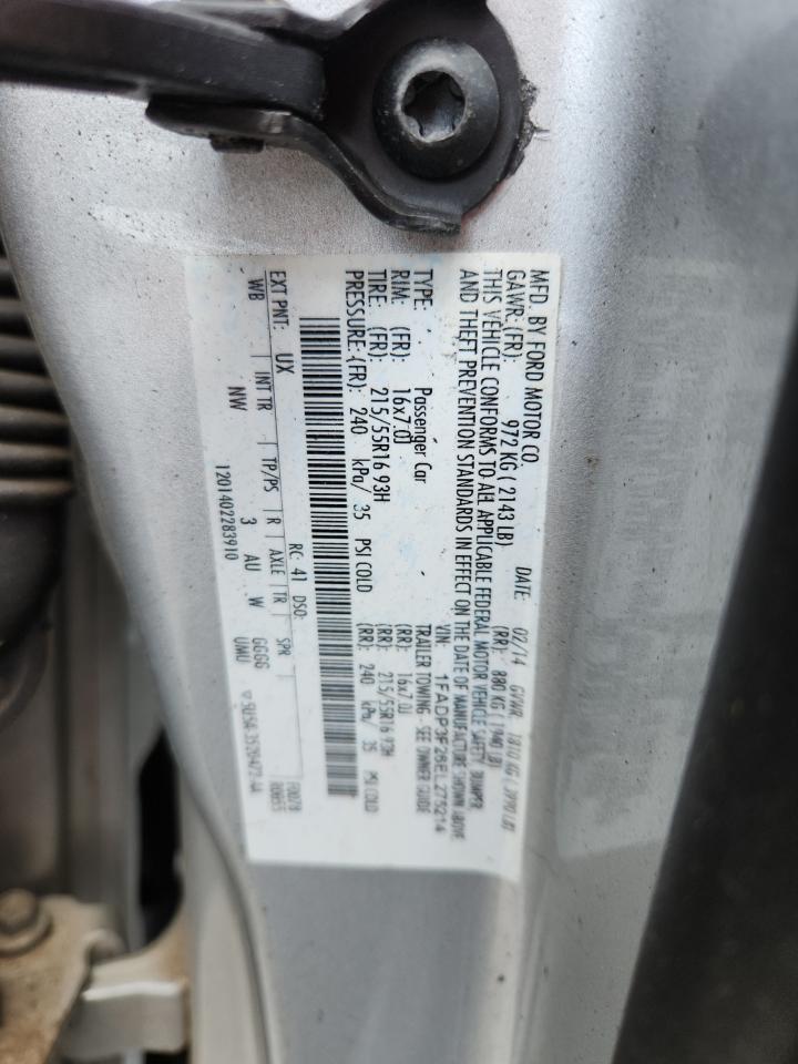 1FADP3F26EL275214 - 2014 Ford Focus - #61978135