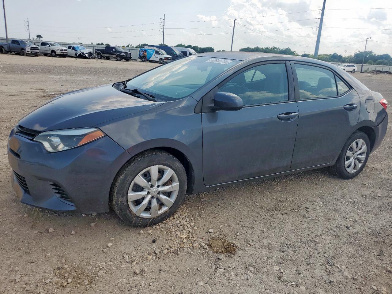 2015 Toyota Corolla L за продажба в Temple, TX - Side