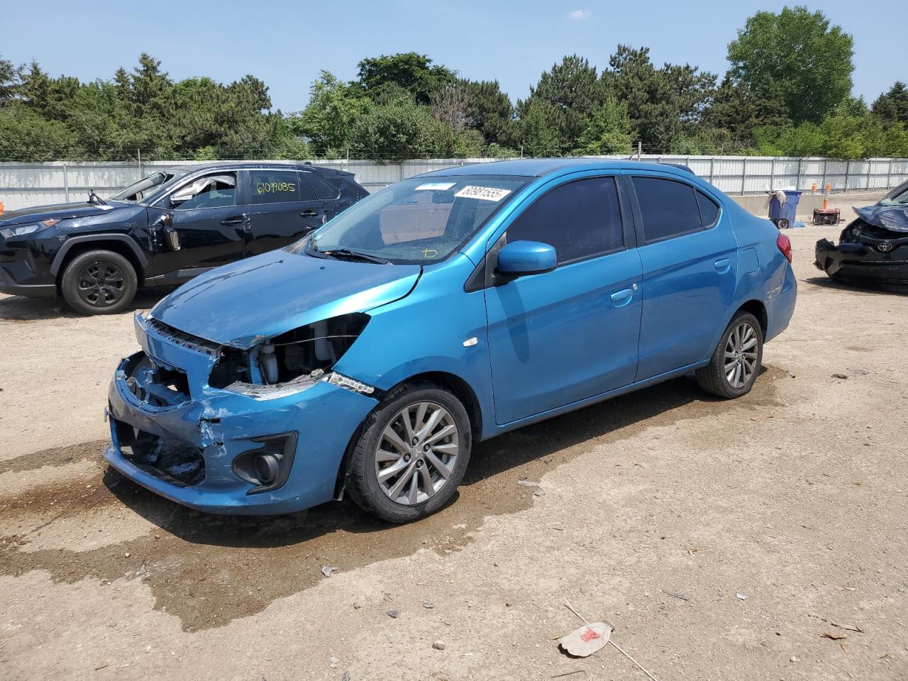 2018 Mitsubishi Mirage G4 Es en Venta en Elgin, IL - Front End