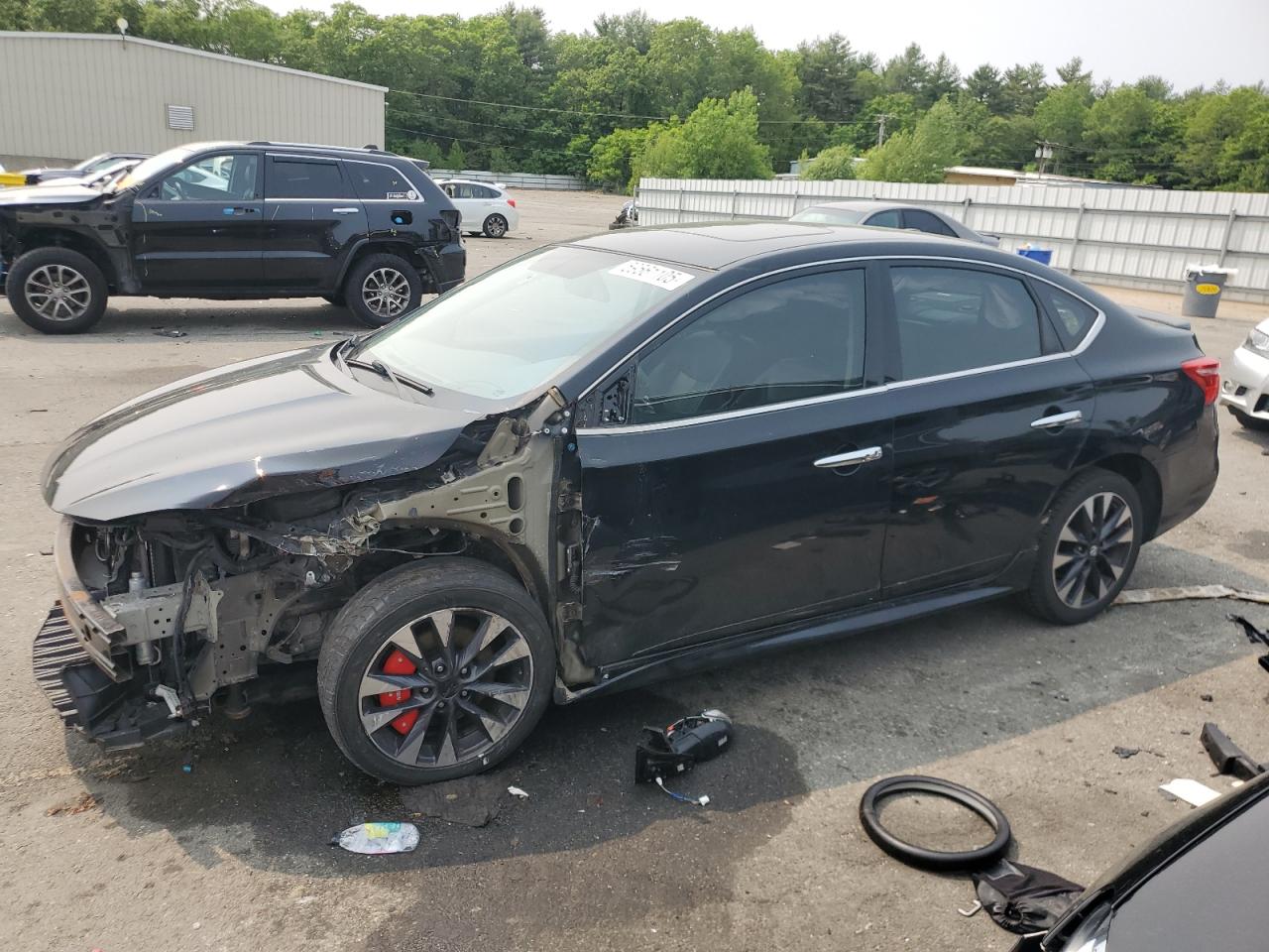 2017 Nissan Sentra Sr Turbo de vânzare în Exeter, RI - Front End