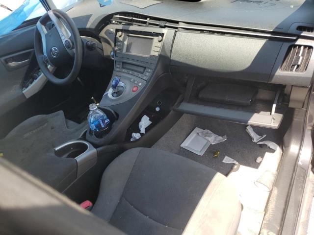 Hatchbacks TOYOTA PRIUS 2012 Szary