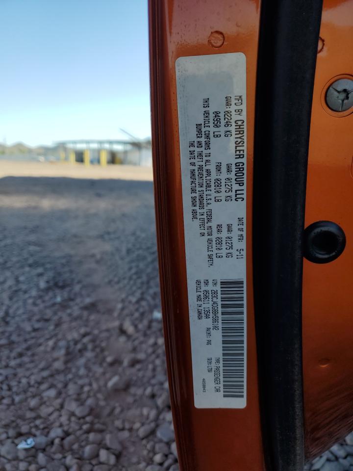 2011 Dodge Challenger VIN: 2B3CJ4DG8BH586102 Lot: 62752865
