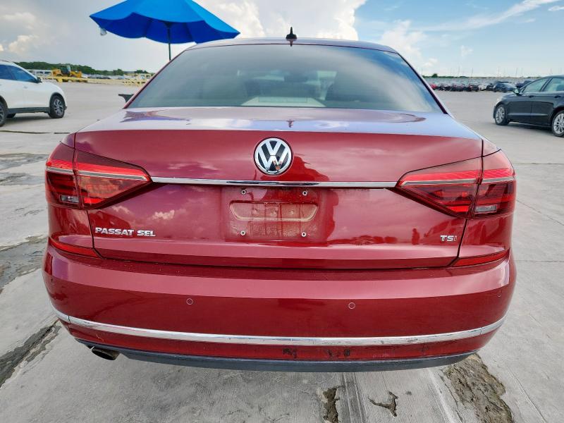  VOLKSWAGEN PASSAT 2017 Red