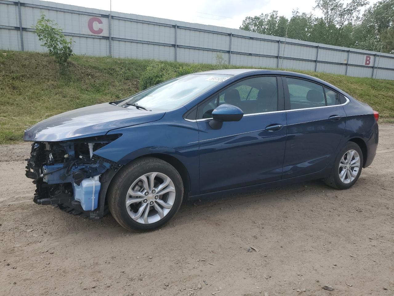 2019 Chevrolet Cruze Lt na sprzedaż w Davison, MI - Front End
