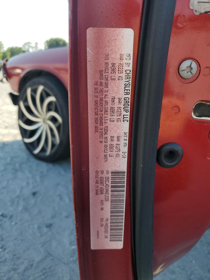 2010 Dodge Challenger Se VIN: 2B3CJ4DVXAH212328 Lot: 62792265
