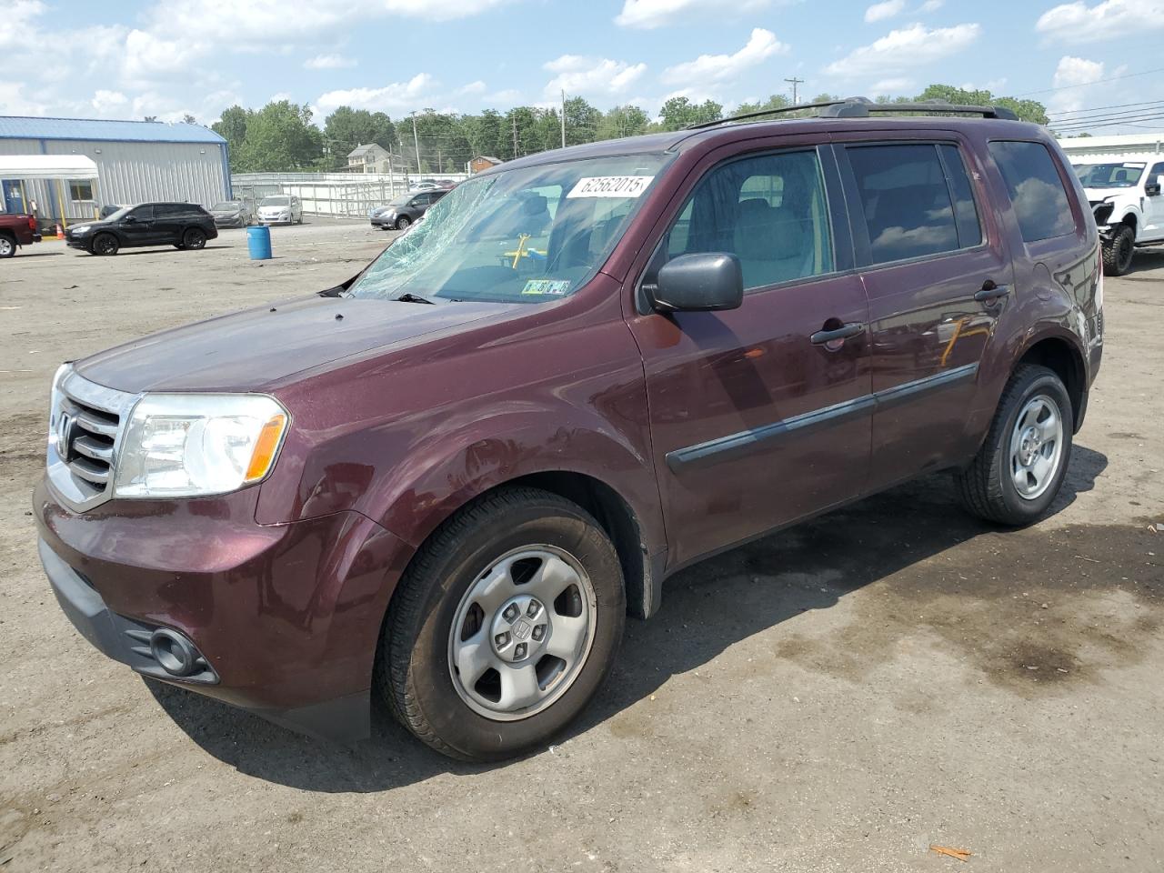 HONDA PILOT 2014 VIN 5FNYF4H26EB008952