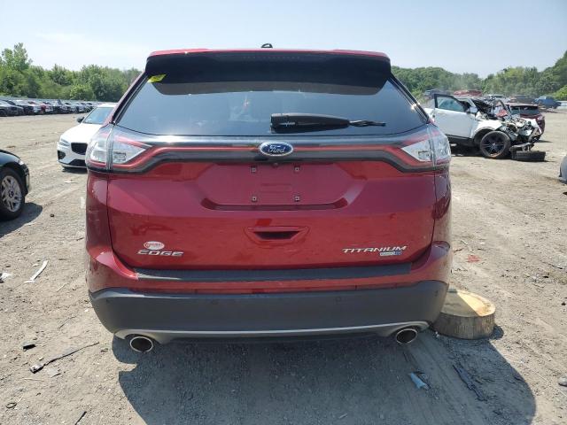  FORD EDGE 2018 Czerwony