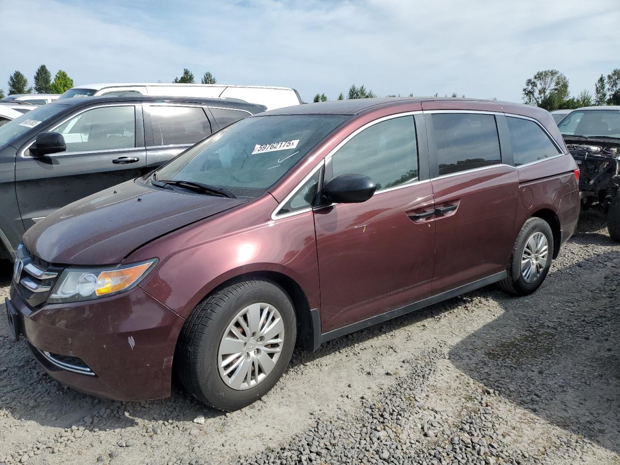2015 Honda Odyssey Lx იყიდება Portland-ში, OR - Front End