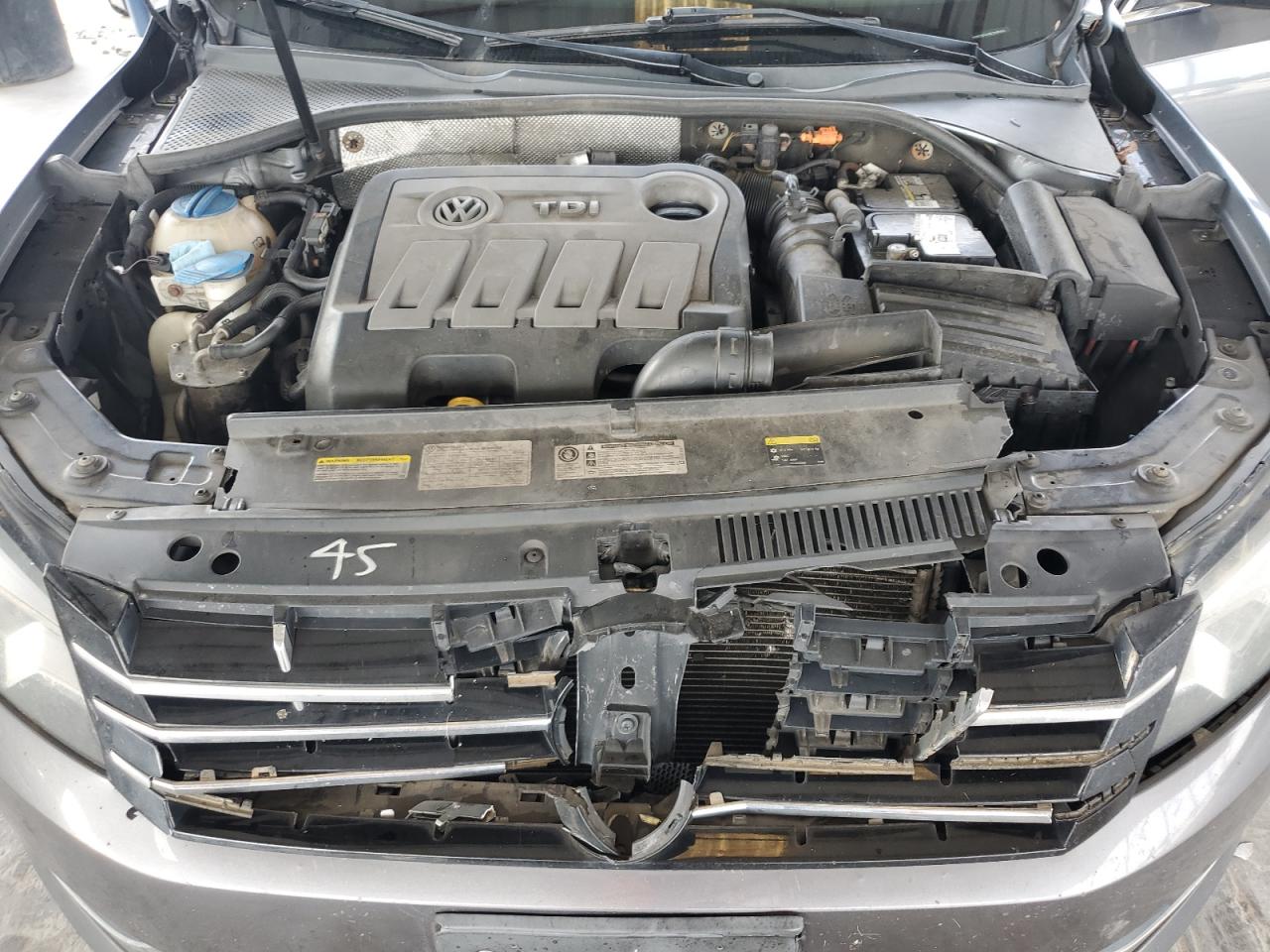 VOLKSWAGEN PASSAT 2014 VIN 1VWCN7A33EC099660 фото 11